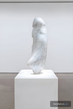 White Marble — Carved marble statue