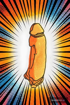 Pop Art — Comic halftone burst