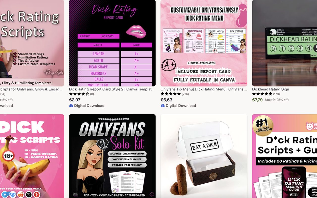Etsy rating report-card templates