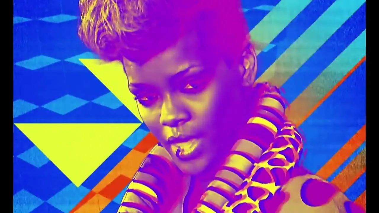 Rude Boy video, frame at 25%